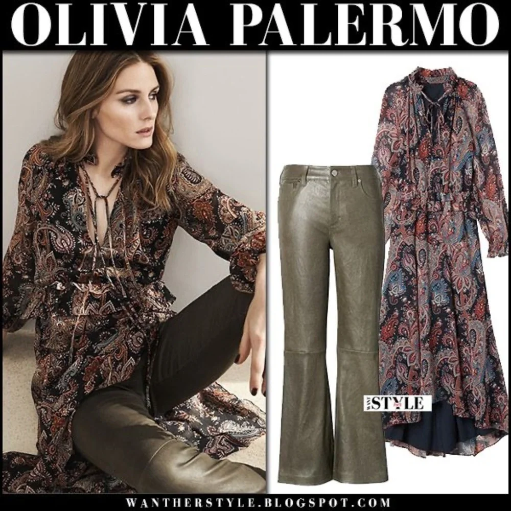 Banana Republic x Olivia Palmero Paisley Dress - Picture 4 of 8